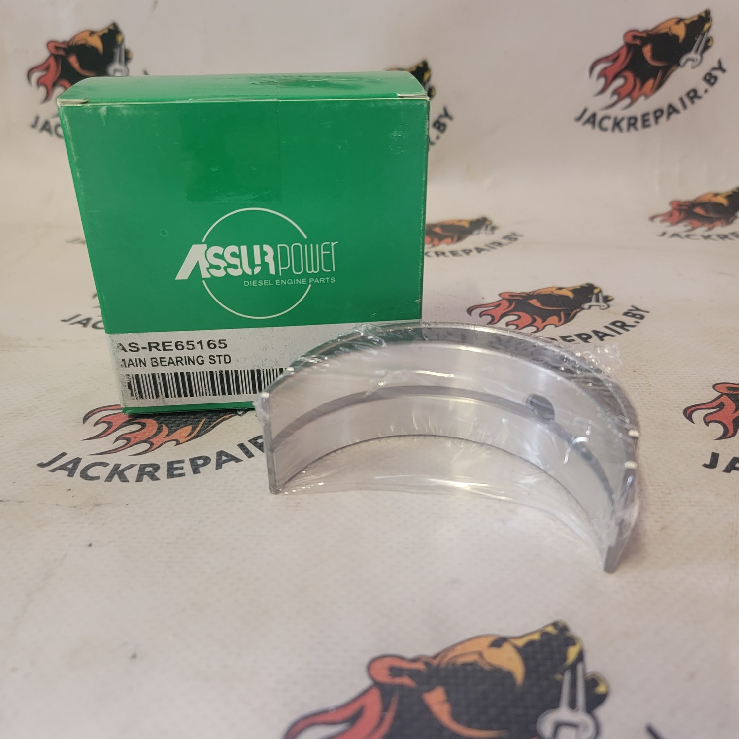 Комплект коренных вкладышей коленвала ASSUR POWER RE65165 Комплект коренных вкладышей коленвала ASSUR POWER RE65165