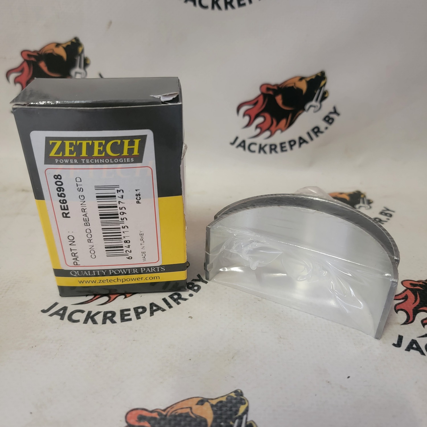 Вкладыш шатунный Zetech RE65908 Вкладыш шатунный Zetech RE65908