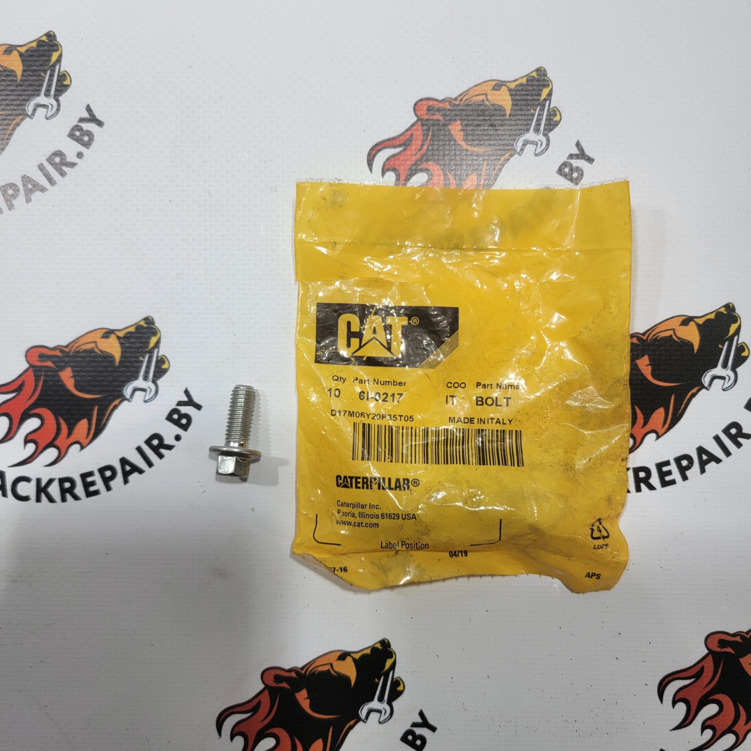 Болты с фланцевой головкой Caterpillar 6I-0217
