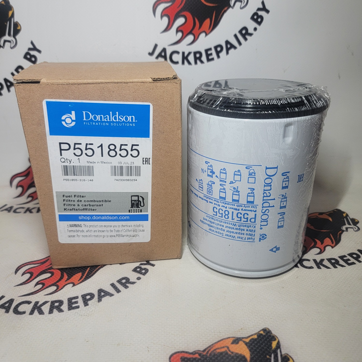 Топливный фильтр DONALDSON P551855 Топливный фильтр DONALDSON P551855
