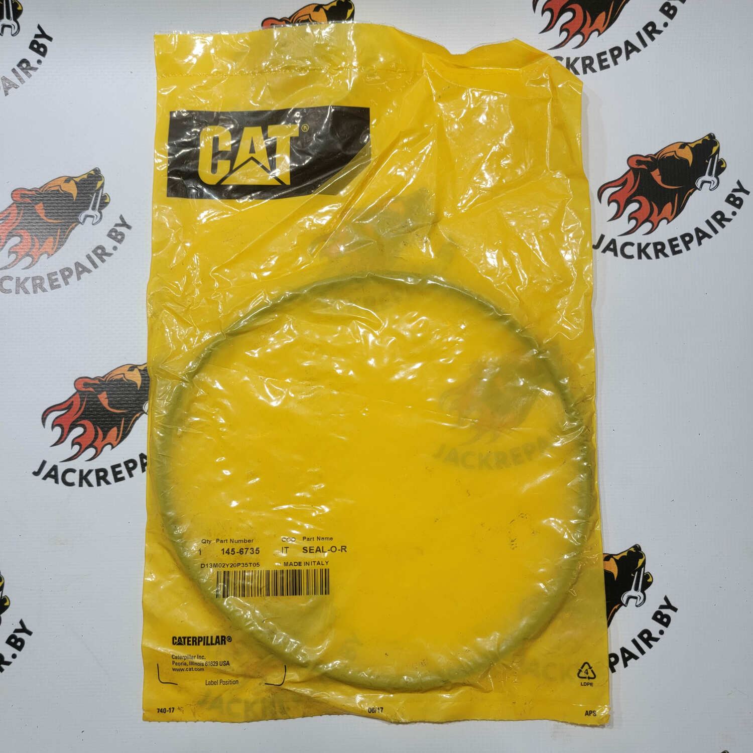 Кольцо уплотнительное Caterpillar 145-6735