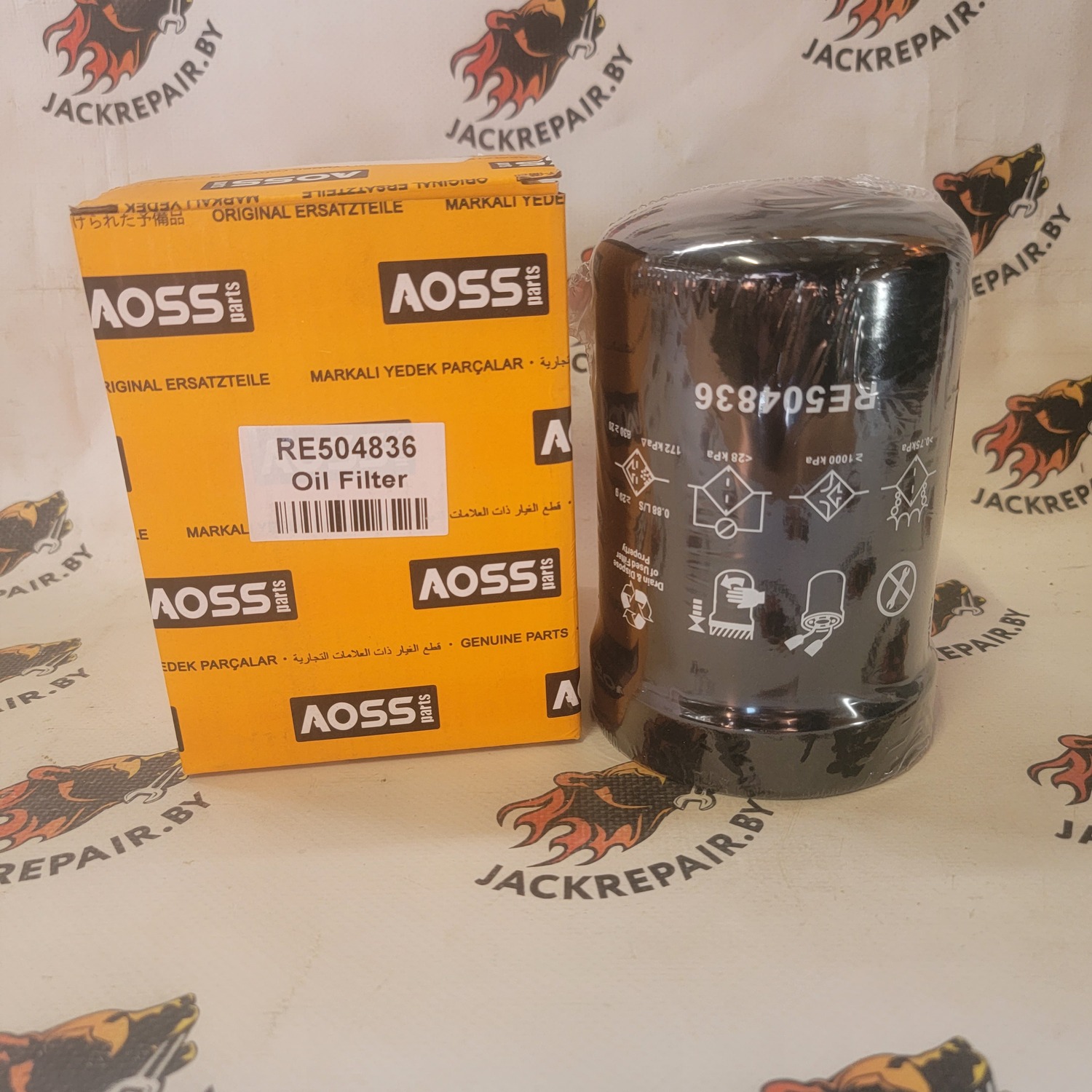 Масляный фильтр AOSS RE504836 Масляный фильтр AOSS RE504836
